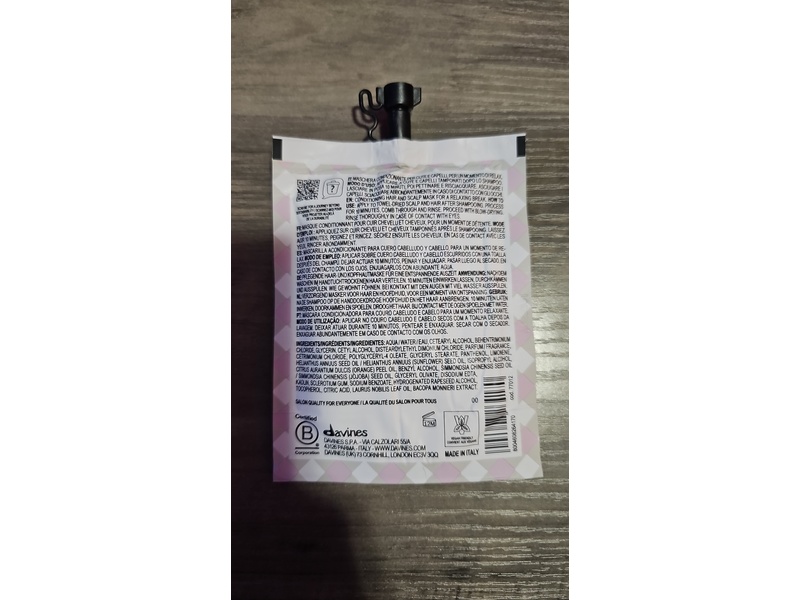 Davines Hair & Scalp Mask, The Let It Go Circle, 1.69 fl oz/50 mL