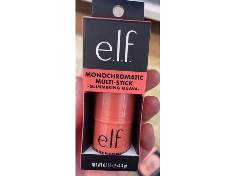 e.l.f Monochromatic Multi-Stick, Glimmering Guava, 0.155 oz/4.4 g