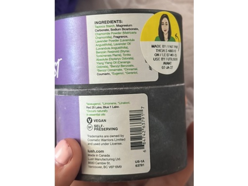 Lush Sleepy Dust Dusting Powder, 1.9 oz/55 g