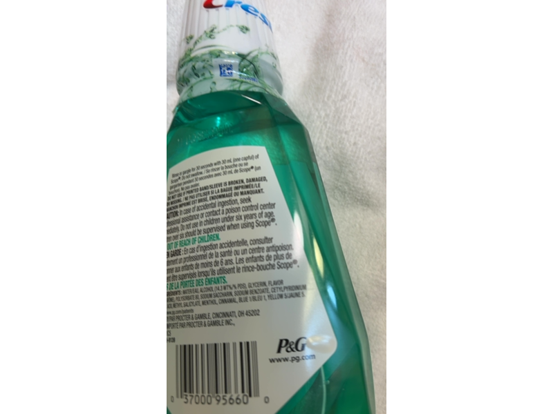 Crest Scope Mouthwash, Classic, 8.4 fl oz/250 mL