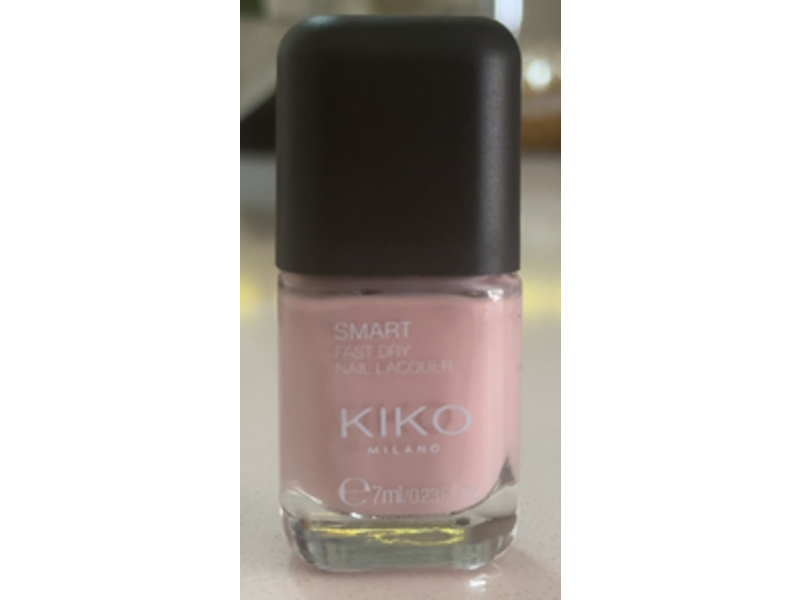 Kiko Milano Smart Fast Dry Nail Lacquer, 04 Rosy Nude, 0.23 fl oz/7 mL