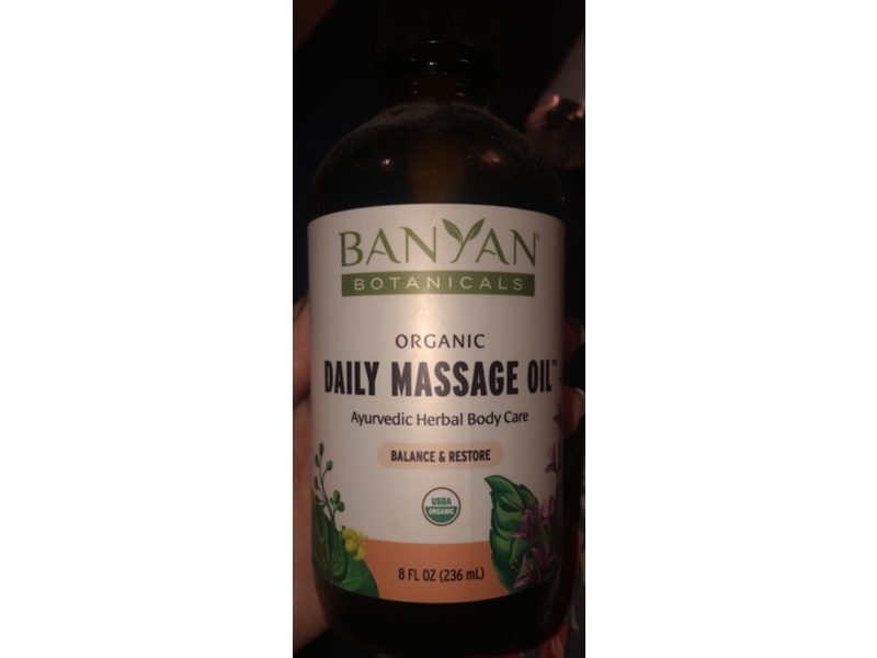 Banyan Botanicals Organic Daily Massage Oil, 8 fl oz/236 mL
