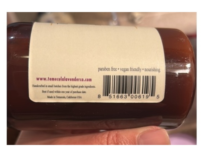 Temecula Lavender Co. Hand & Body Lotion, Lavender & Lemon, 8 fl oz