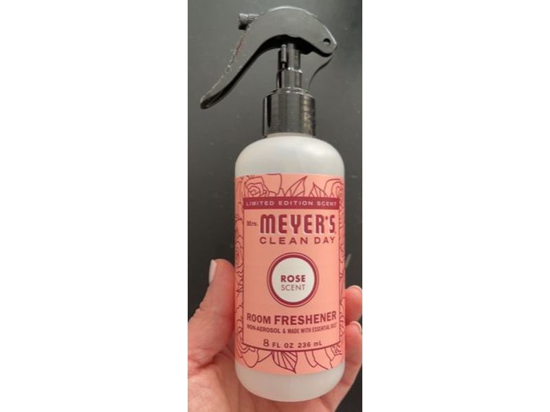 Mrs. Meyer’s Clean Day Room Freshener Spray, Rose Scent, 8 fl oz/236 mL