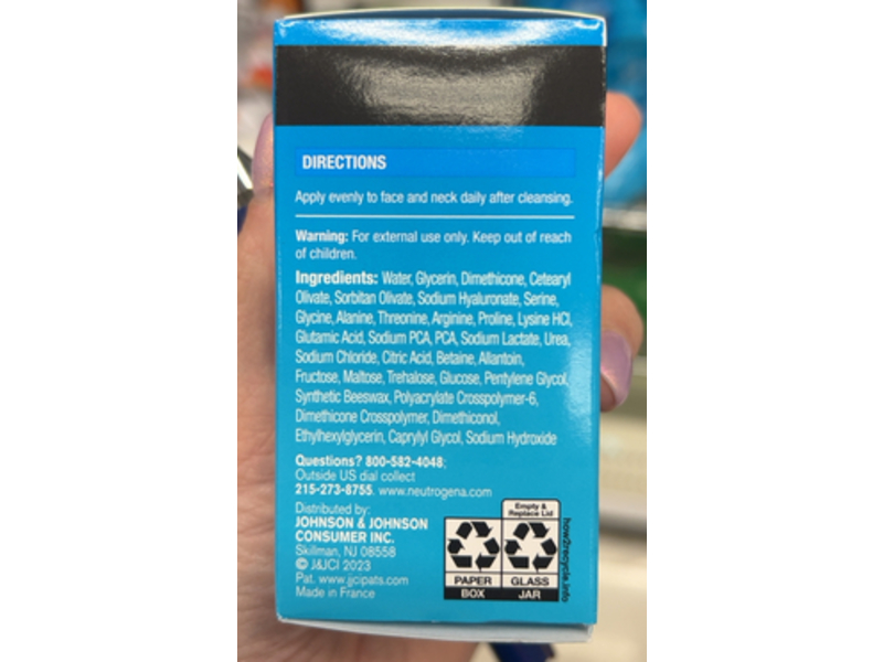 Neutrogena Hydro Boost Hyaluronic Acid Water Gel, 0.5 fl oz/14 mL