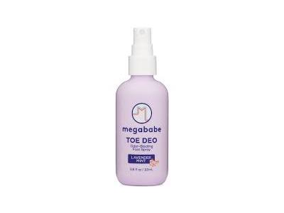 Megababe Toe Deo Odor Blocking Foot Spray, Lavender Mint, 3.8 fl oz/112 mL