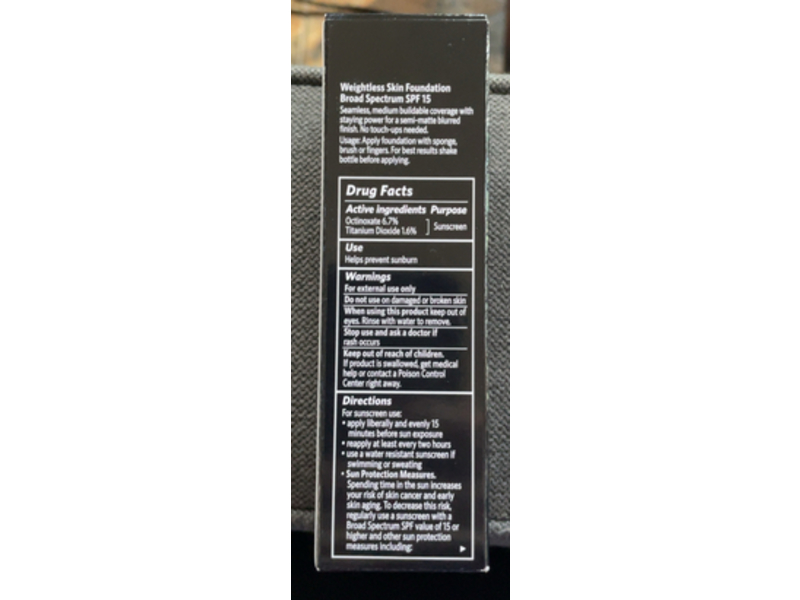 Bobbi Brown Weightless Skin Foundation, SPF 15, Neutral Porcelain, 1 fl oz/30 mL