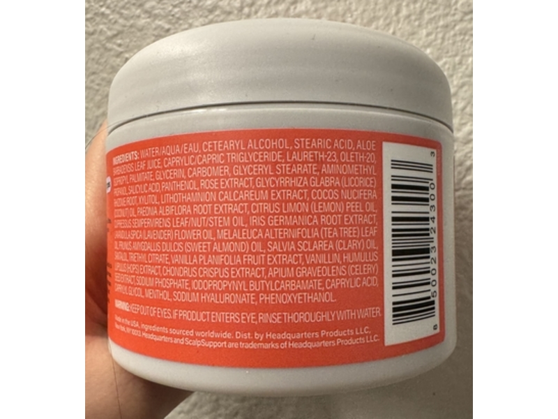 Headquarters Soothing Scalp Exfoliating Mask, BHA & Aloe, 8 oz/226.8 g