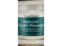 Viva Doria Natural Tooth Powder, Mint, 10 oz/283 g - Image 3
