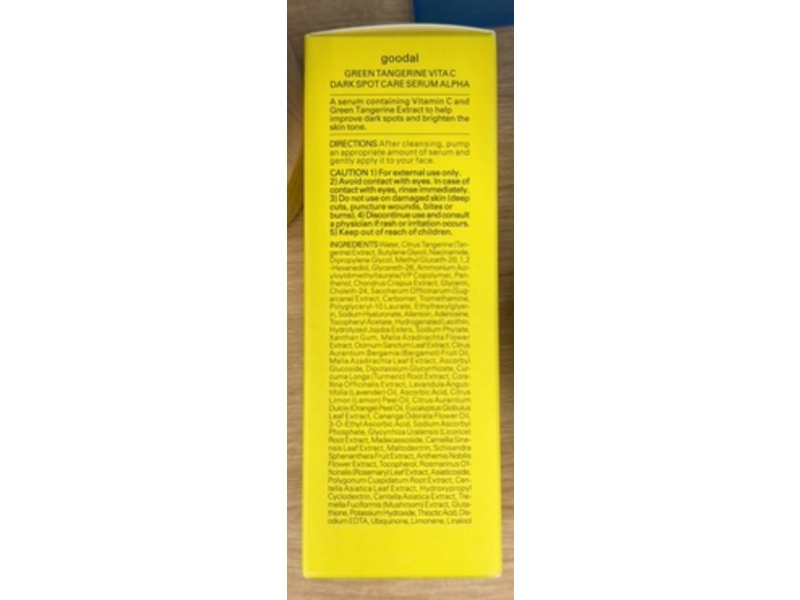 Goodal Vita-C Dark Spot Care Serum Alpha, Green Tangerine, 1.35 fl oz/40 mL