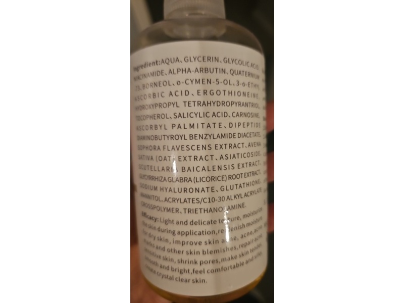 Qanzire Glycolic Acid Toning Solution, 8.11 fl oz/240 mL