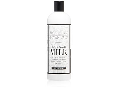 Archipelago Botanicals Body Wash, Milk, 17 fl oz/503 mL