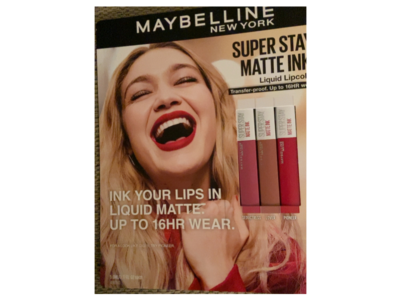 Maybelline New York Super Stay Matte Ink Liquid Lipcolor, Seductresss, Lover & Pioneer, 0.17 fl oz/5.0 mL