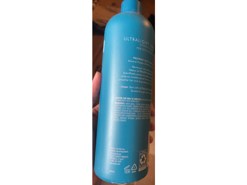 Nexxus Ultralight Smooth Conditioner, 18.6 fl oz/488 mL