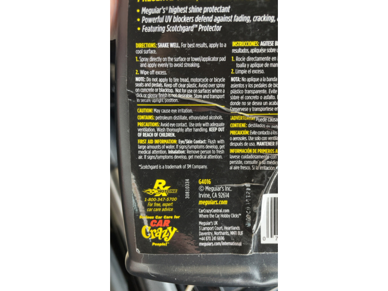 Meguiar's Supreme Shine Hi - Gloss Protectant, 16 fl oz/473 mL