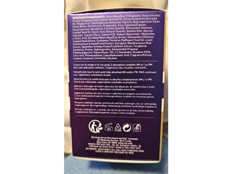 Roc Crepe Repair Face & Neck Cream, 50 mL