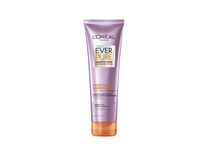 L'Oreal Paris Ever Pure Frizz-Defy Conditioner, Marula Oil, 8.5 fl oz/250 mL