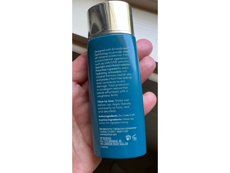 Colorescience Sunforgettable Total Protection Face Shield, SPF 50 PA++++, 1.8 fl oz/55 mL