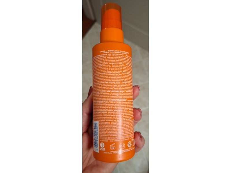 Uriage Eau Thermale Bariesun Invisible Spray, SPF 50+, 6.8 fl oz/ 200 mL