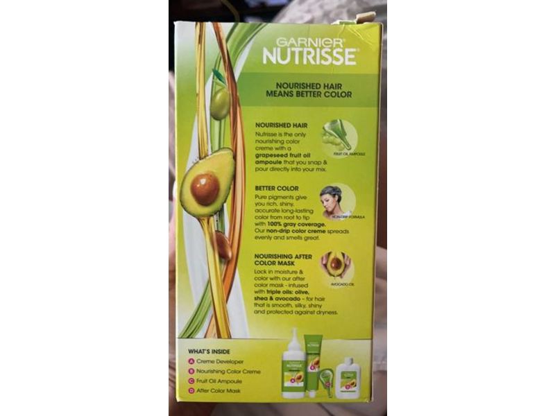 Garnier Nutrisse Nourishing Color Creme, Chamomile 100 Extra Light Natural Blonde, One Application