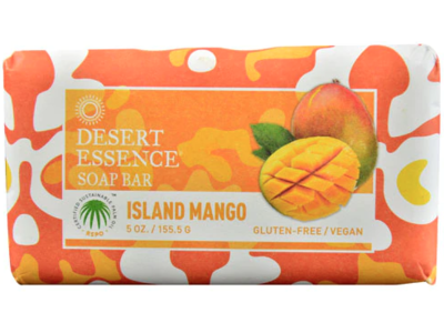 Desert Essence Soap Bar, Island Mango, 5 oz/142 g