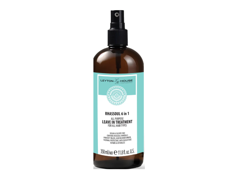 Leyton House Professional Rhassoul 6 In 1 All Purpose Leave In Treatment, 11.8 fl oz/350 mL