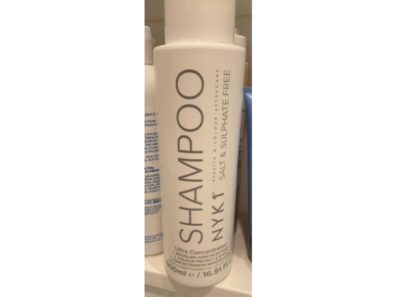 NYK1 Salt & Sulphate Free Shampoo,16.91 fl oz/500 mL