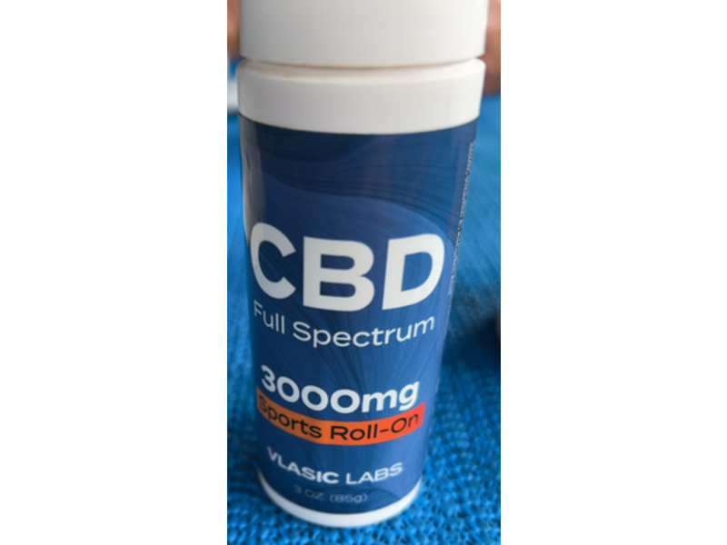 Vlasic Labs Cbd Full Spectrum, Sports Roll-On, 3 oz/85 g