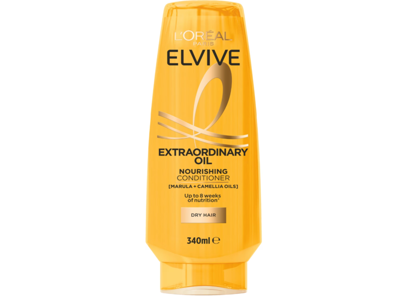 L'Oreal Paris Elvive Extraordinary Oil Conditioner, Marula + Camellia Oils, 340 mL