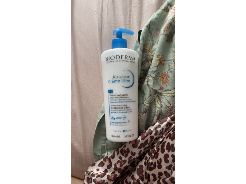 Bioderma Atoderm Creme Ultra-Nourishing Cream, Normal To Dry Sensitive Skin, 16.9 fl oz/500 mL