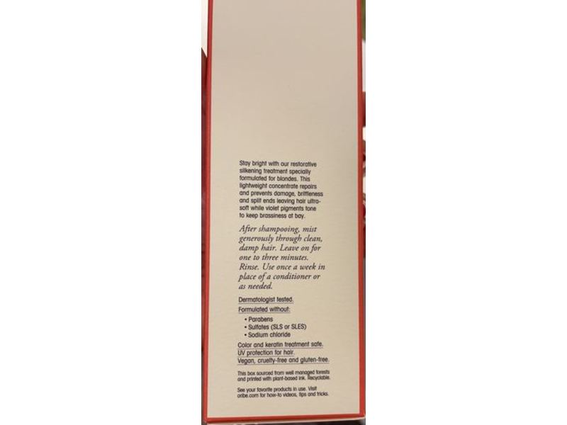 Oribe Bright Blonde Radiance & Repair Treatment, 4.2 fl oz/12.5 mL