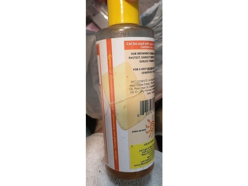 Maui island Secret Darkest Browning Formula Oil, 8 fl oz/236 mL