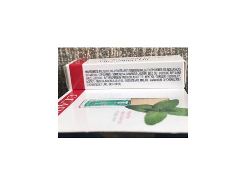 Clarins Lip Comfort Oil, Field Mint, 0.09 oz