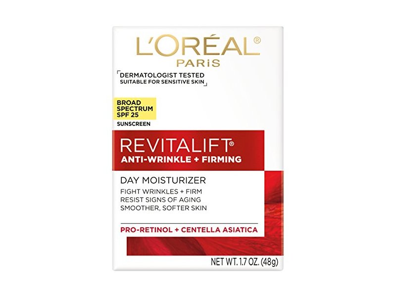 L'Oreal Paris Skin Care Revitalift Anti-Wrinkle + Firming Day Moisturizer, SPF 25, 1.7 oz/4