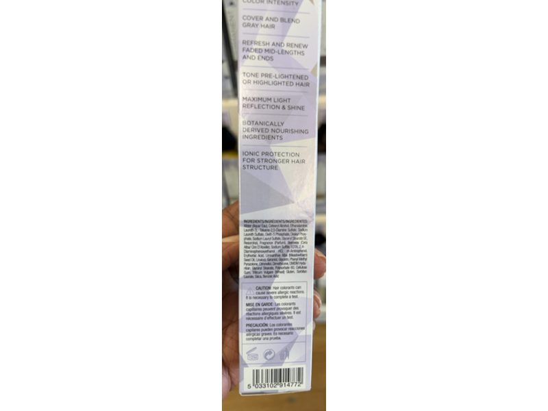 Ion Intensive Shine Demi Permanent Creme Hair Color, 1NA Blue Black, 2.05 oz/58.2 g