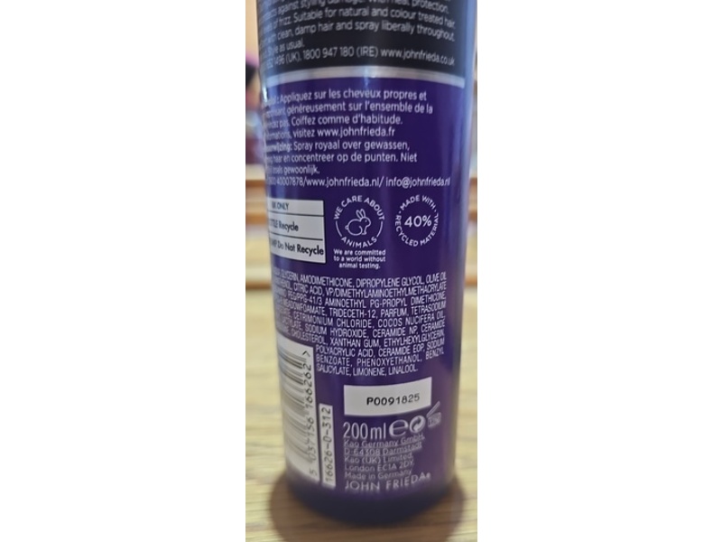 John Frieda Frizz-Ease Daily Miracle Leave-In Conditioner, 200 mL