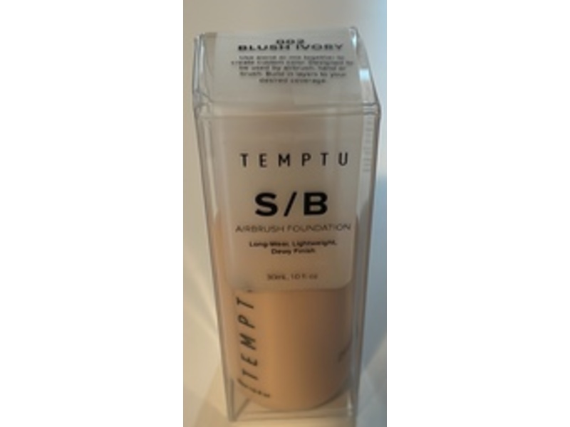 Temptu S/B Airbrush Foundation, 002 Blush Ivory, 1 fl oz/30 mL