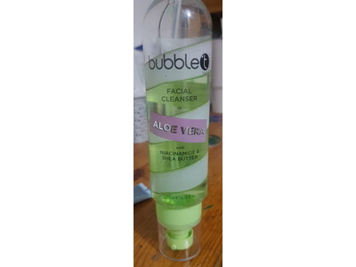 Bubble Facial Cleanser, Aloe Vera, 6.76 fl oz/200 mL