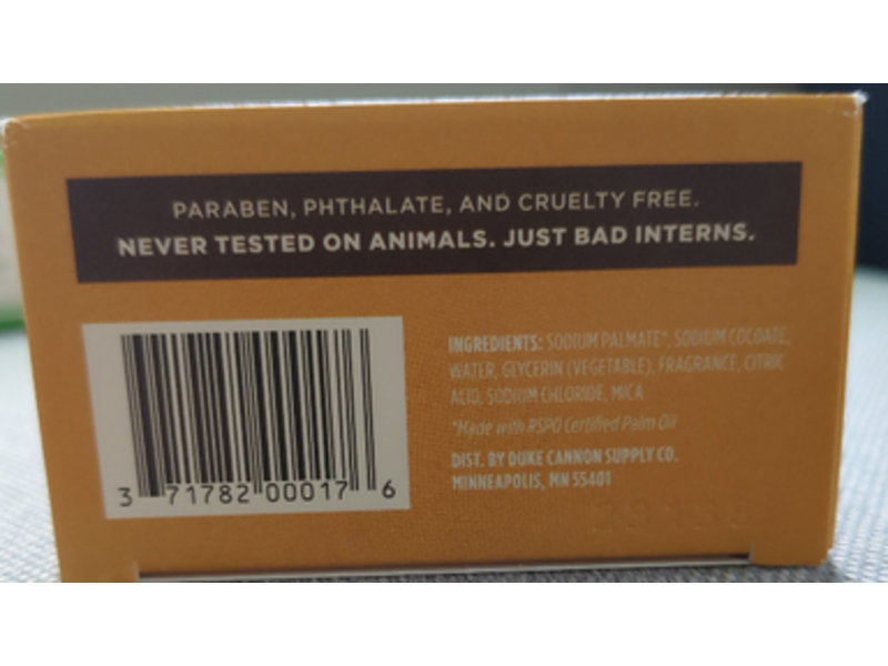 Duke Cannon Supply Co. Rudolph's Night Cap Soap, 10 oz