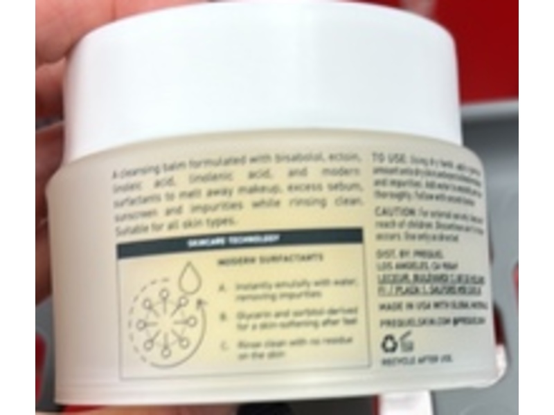 Prequel Pre Gleanse Cleansing Balm, 2.97 fl oz/88 mL