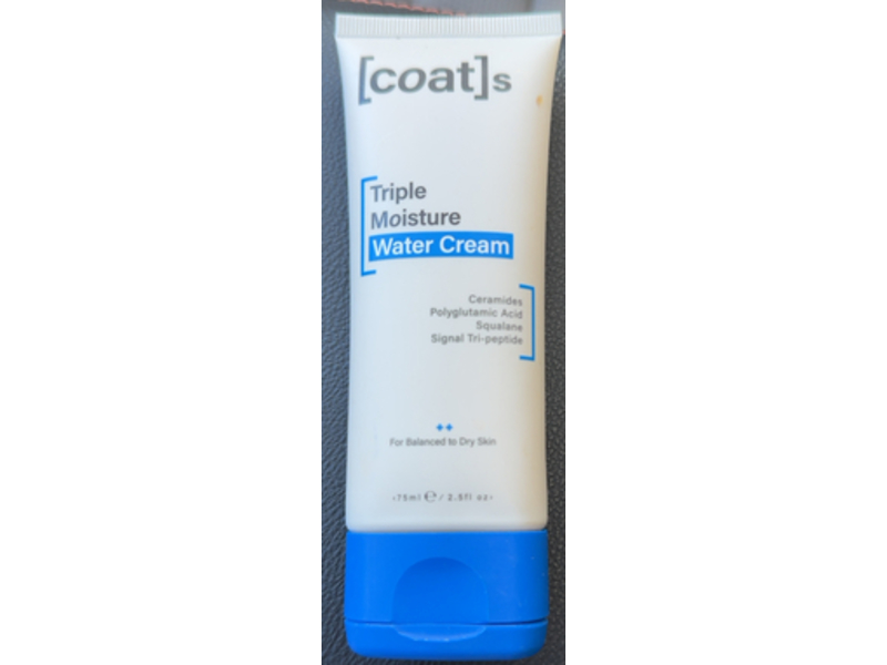 Coats Triple Moisture Water Face Cream, 25 fl oz/75 mL