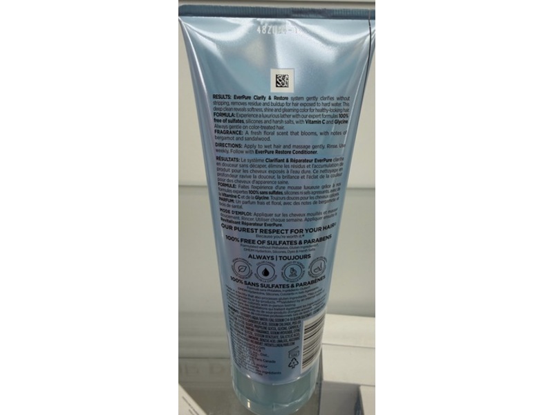 L'Oreal Paris Ever Pure Clarify Shampoo, 6.8 fl oz/200 mL