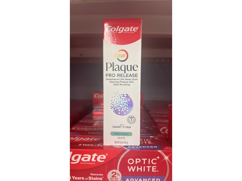Colgate Total Active Prevention Gum Protect Toothpaste, Fresh Mint, 3 oz/85 g