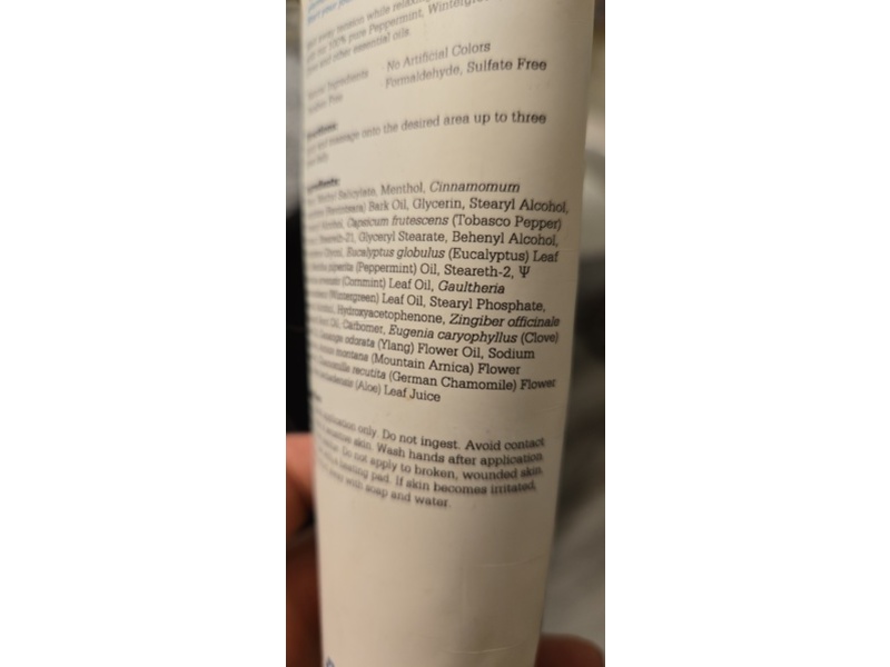 Rocky Mountain Oils Tohi Complete Relief Tension + Muscle Rub, 4 fl oz/118 mL