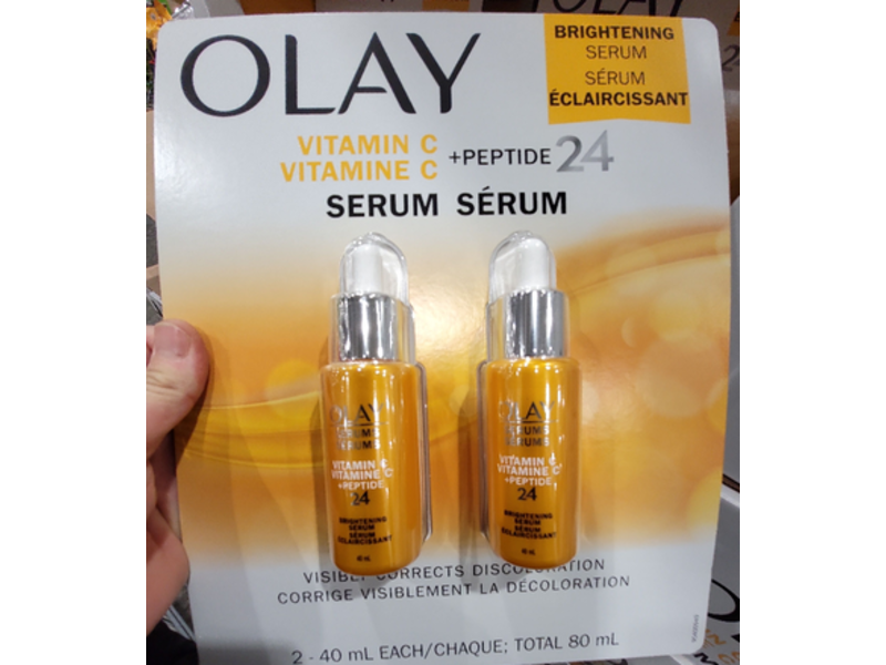 Olay Vitamin C +Peptide 24 Serum, 40 mL , Pack Of 2