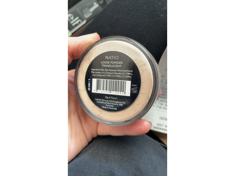 Natio Loose Powder, Translucent, 0.77 oz/22 g