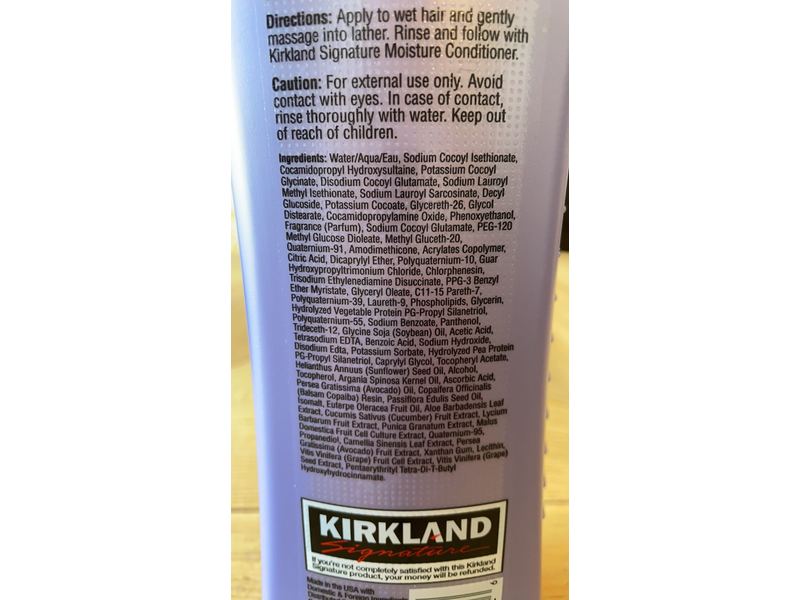 Kirkland Signature Moisture Shampoo, 33.8 fl oz