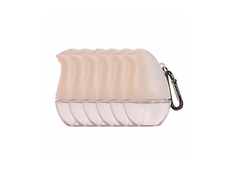 OLIKA | Hydrating Hand Sanitizer Spray with Clip-On, Fragrance Free with Essential Oils 300 Uses (6 Pack)