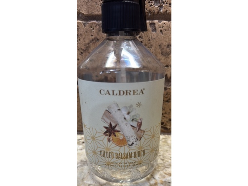 Caldrea Countertop Spray, Gilded Balsam Birch, 16 fl oz/473 mL