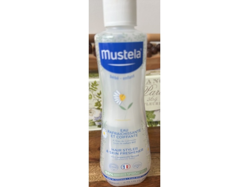 Mustela Baby Skin Hair Styler & Skin Freshener, 6.76 fl oz/200 mL